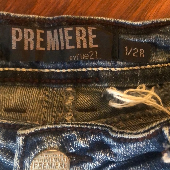 Custom Made  Premiere Denim Distressed Jeans - Picture 5 of 8